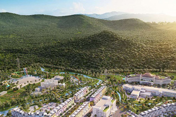 Vingroup broke ground on an entertainment and resort project in Tuyen Quang